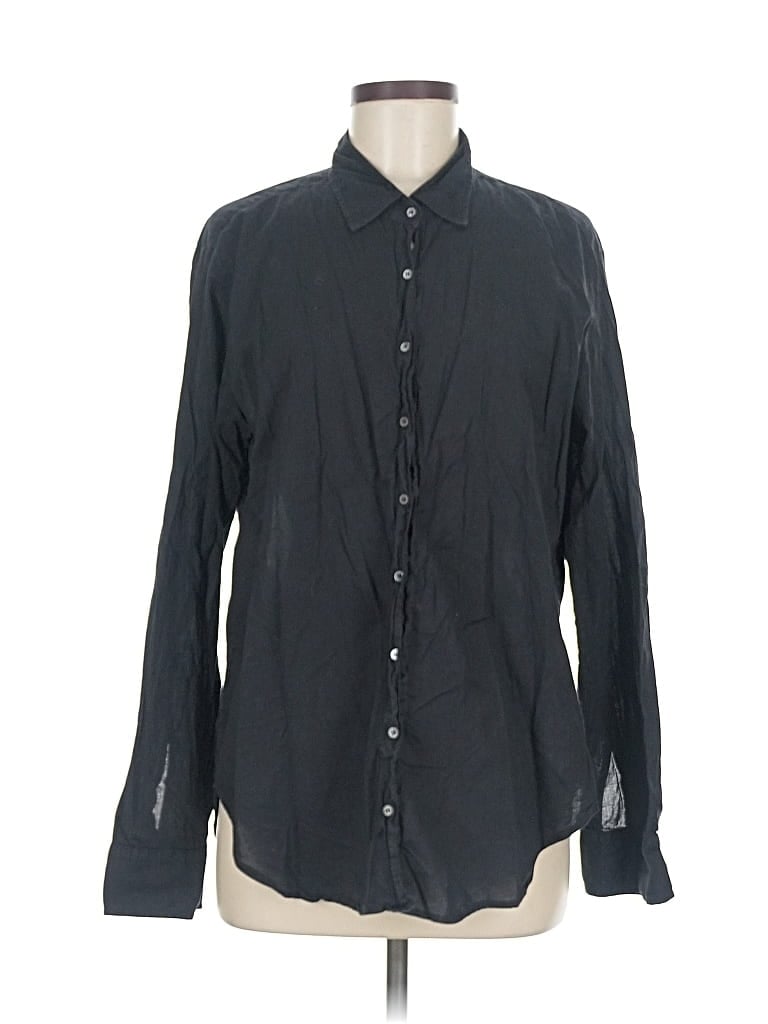 Pre-owned Xirena Long Sleeve Button Down Shirt In Black