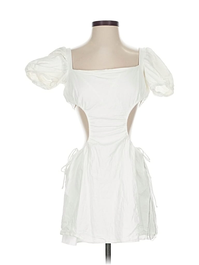 Pre-owned White Fox Cocktail Dress In White