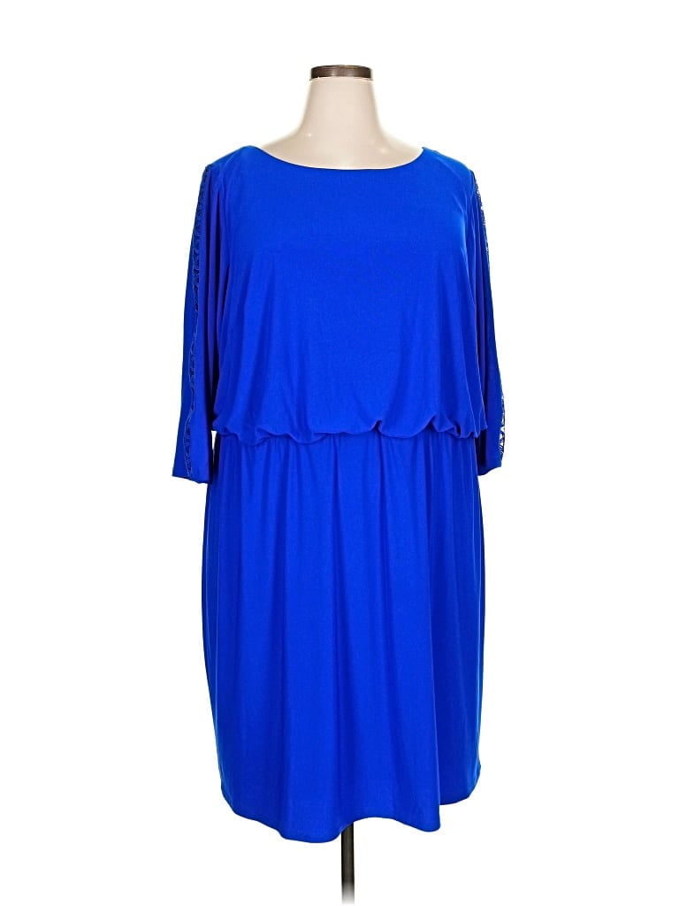 Pre-owned Jessica Howard Casual Dress In Blue
