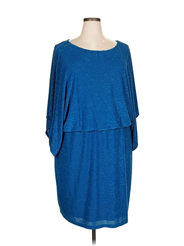 Pre-owned Jessica Howard Casual Dress In Blue
