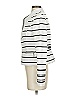 White House Black Market Stripes Ivory White Blazer Size 4 - photo 5