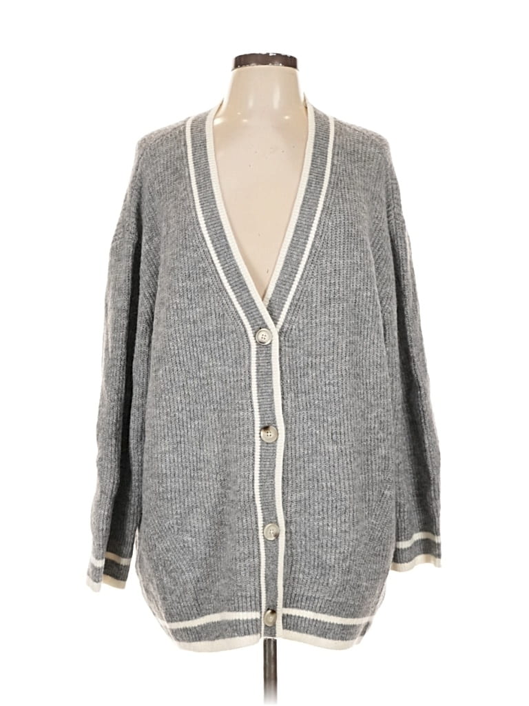 Pre-owned A New Day Cardigan Sweater In Gray