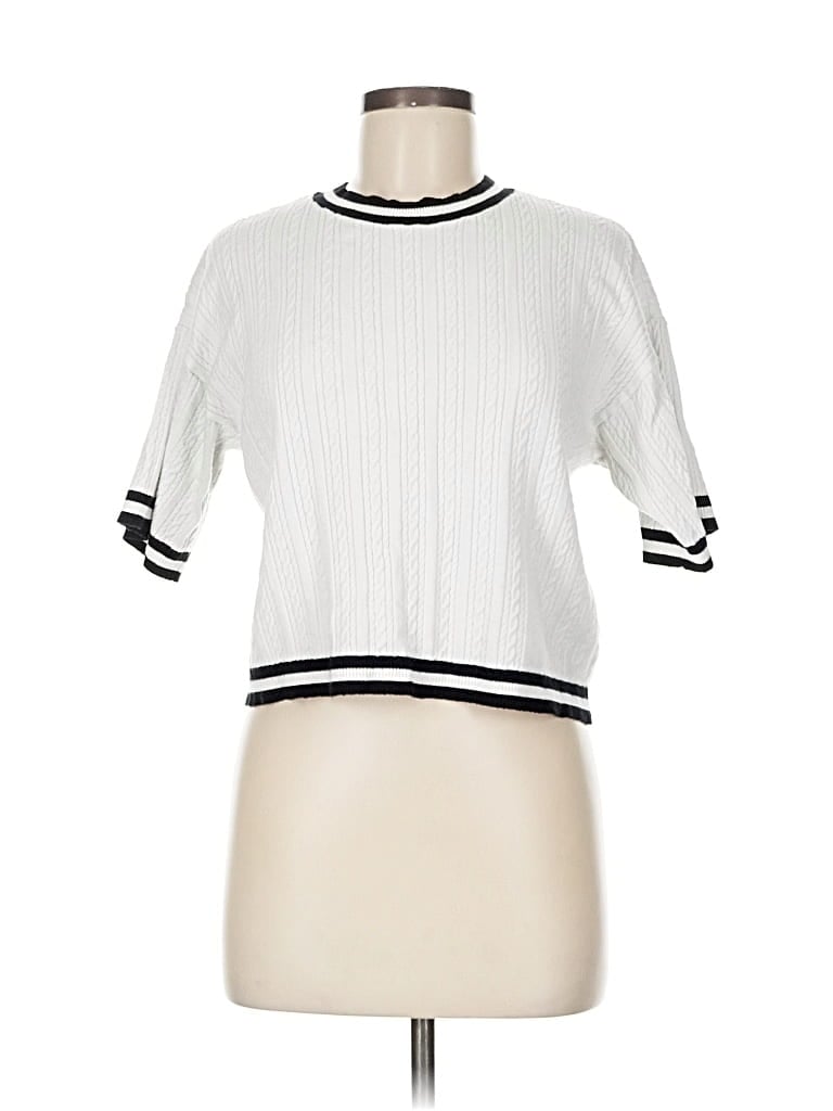 Pre-owned Sincerely Jules Cardigan Sweater In White