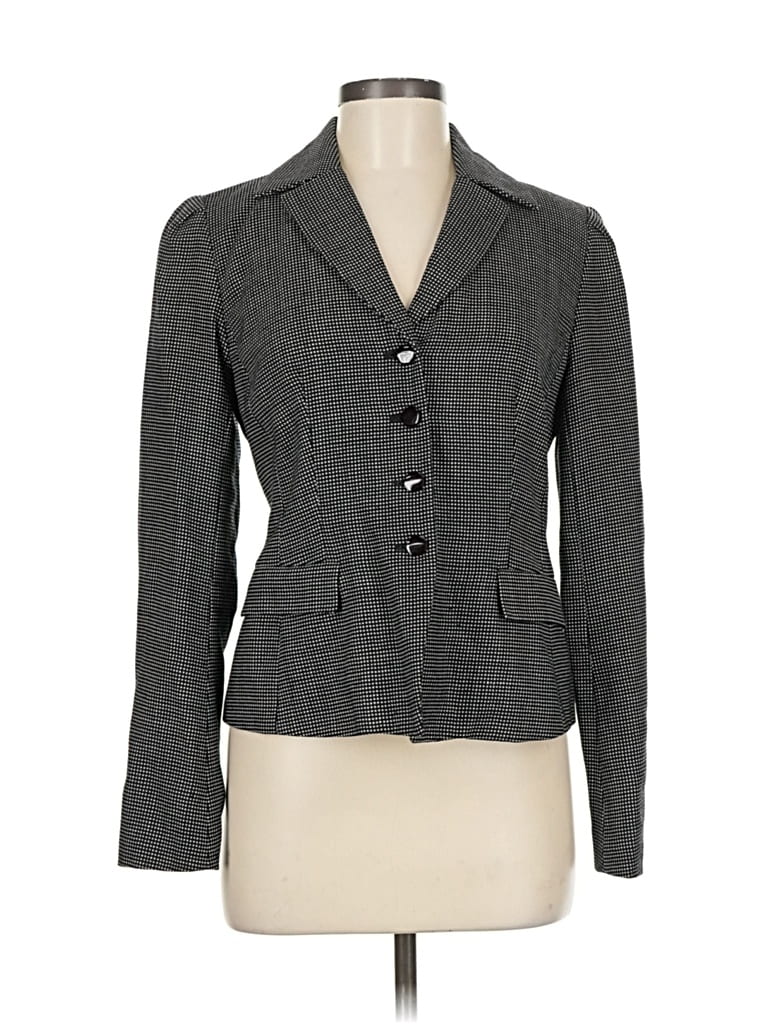 Pre-owned Gianni Wool Blazer Jacket In Black