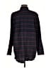La Miel Plaid Black Long Sleeve Blouse Size M - photo 2