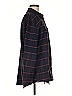 La Miel Plaid Black Long Sleeve Blouse Size M - photo 4