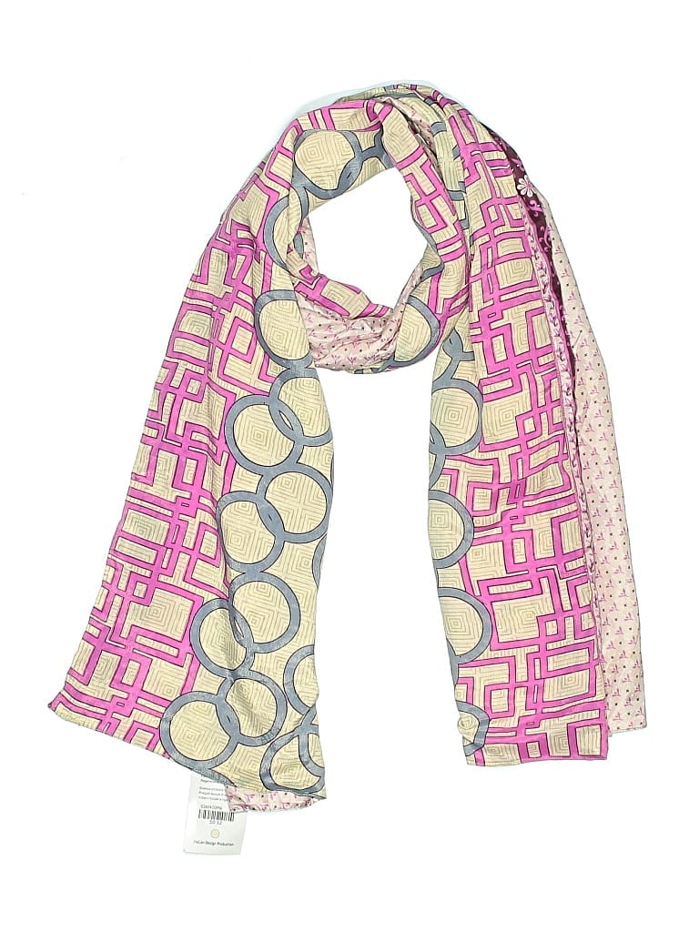 Pre-owned Assorted Brands Scarf In Pink