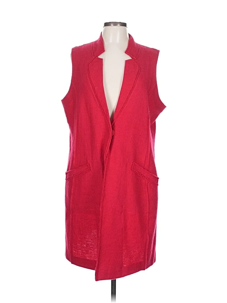 Pre-owned Chico's Vest In Red