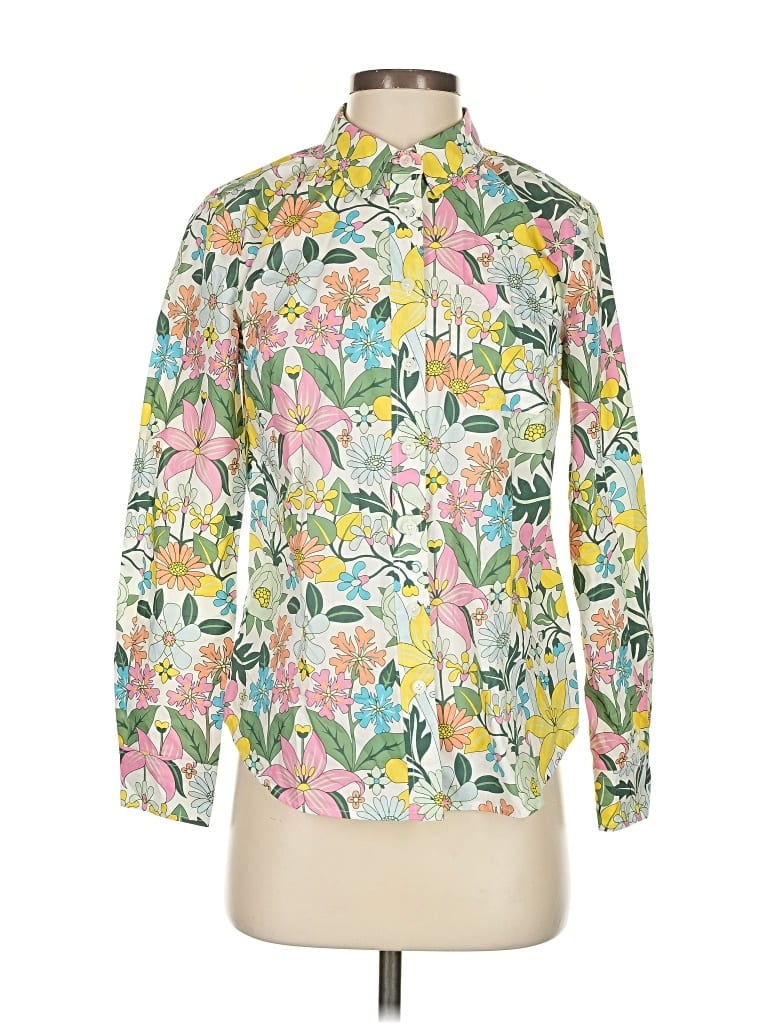 Pre-owned Boden 3/4 Sleeve Blouse In Yellow