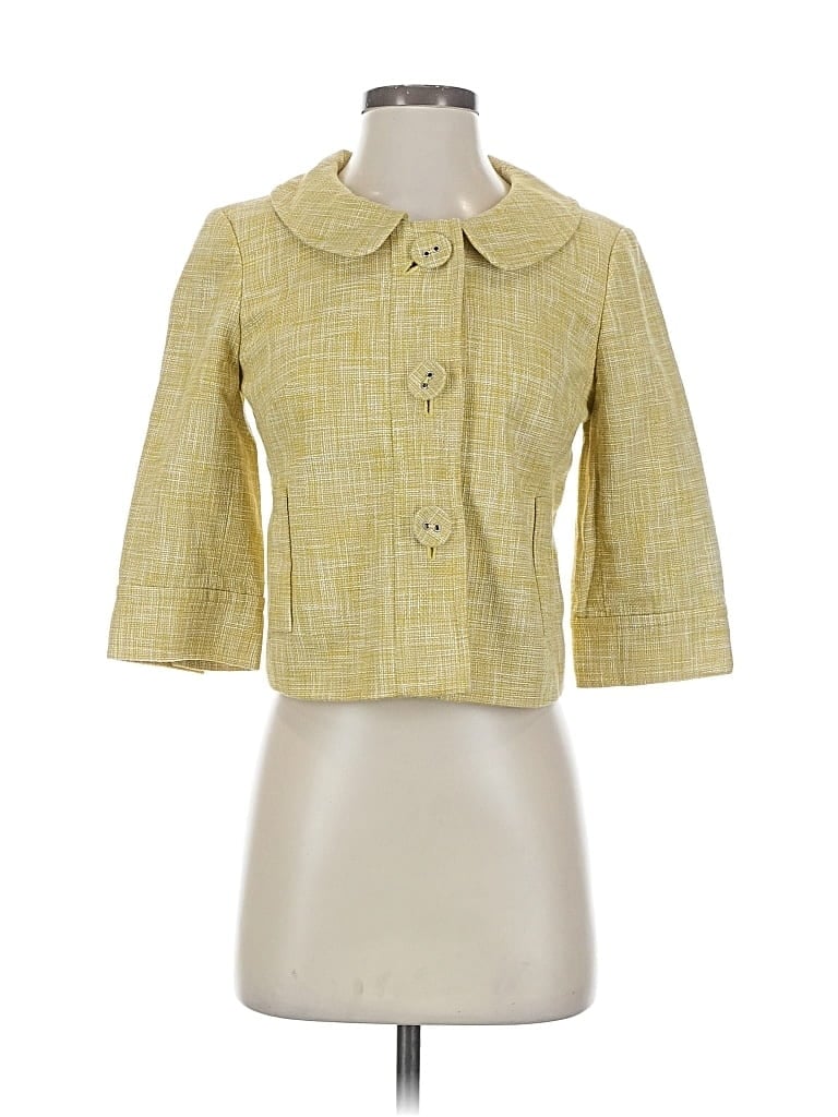 Pre-owned Ann Taylor Loft Jacket In Yellow