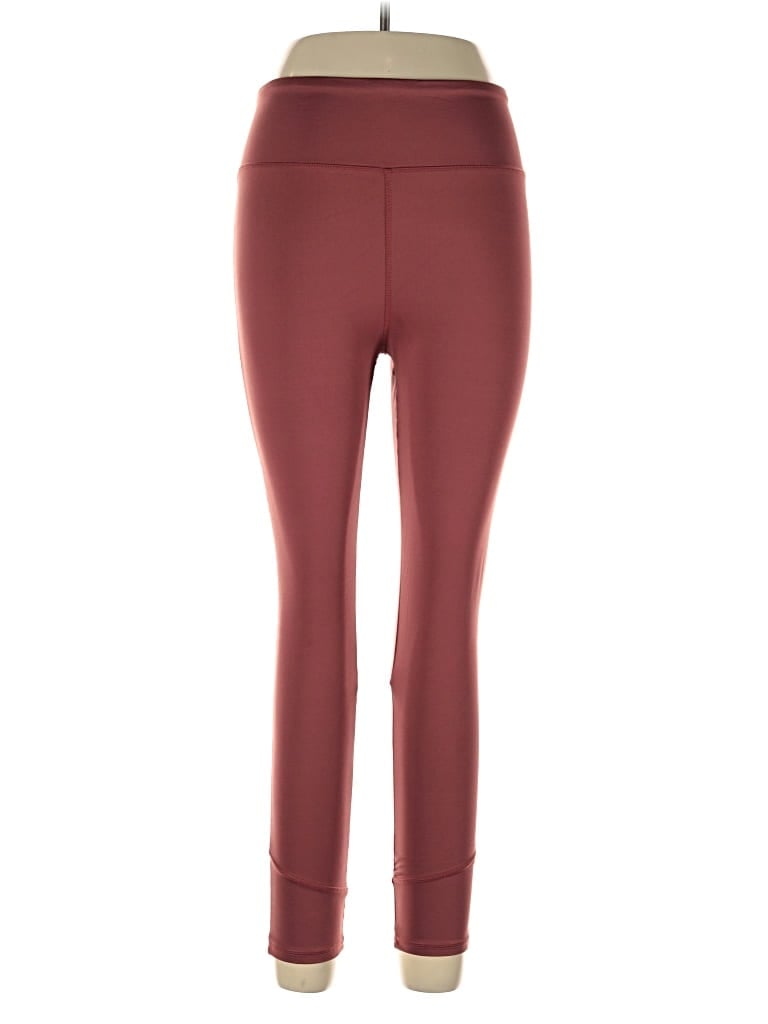 Pre-owned Assorted Brands Active Pants In Burgundy