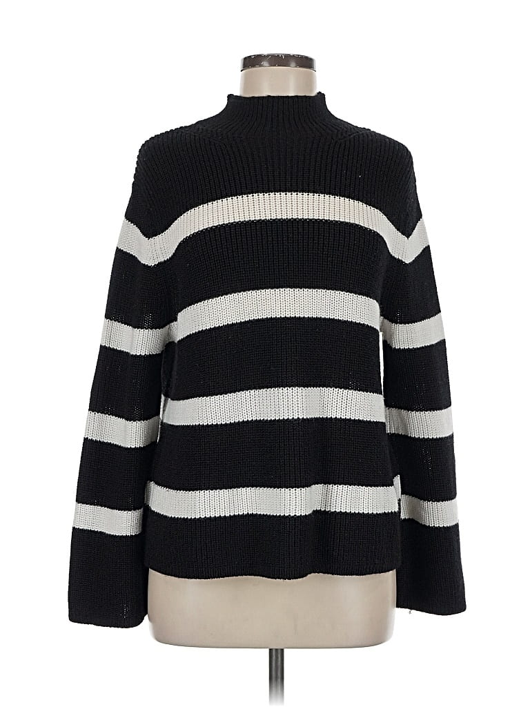 Pre-owned Banana Republic Turtleneck Sweater In Black