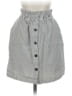 Unbranded Stripes Gray Casual Skirt Size S - photo 1