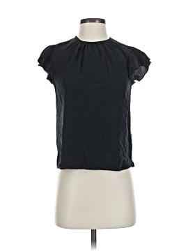 Veronica Beard Short Sleeve Silk Top