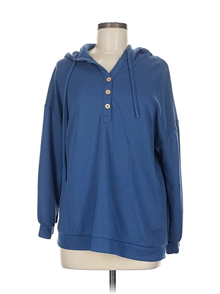 Pre-owned Unbranded Pullover Sweater In Blue