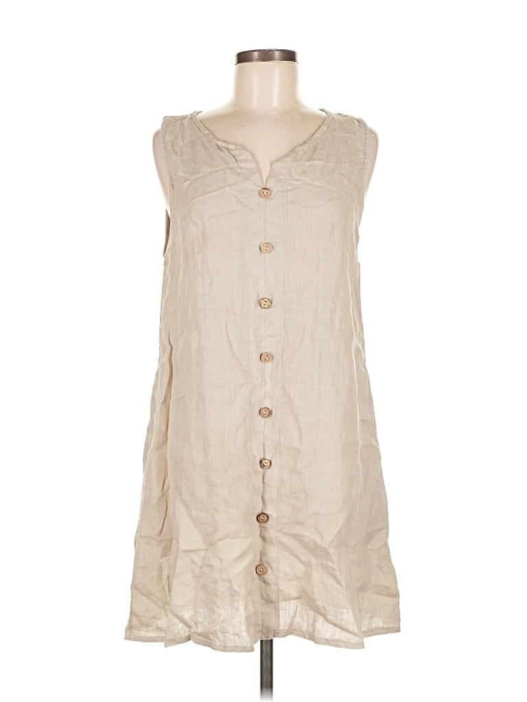 Pre-owned Terzo Millenio Casual Dress In Brown