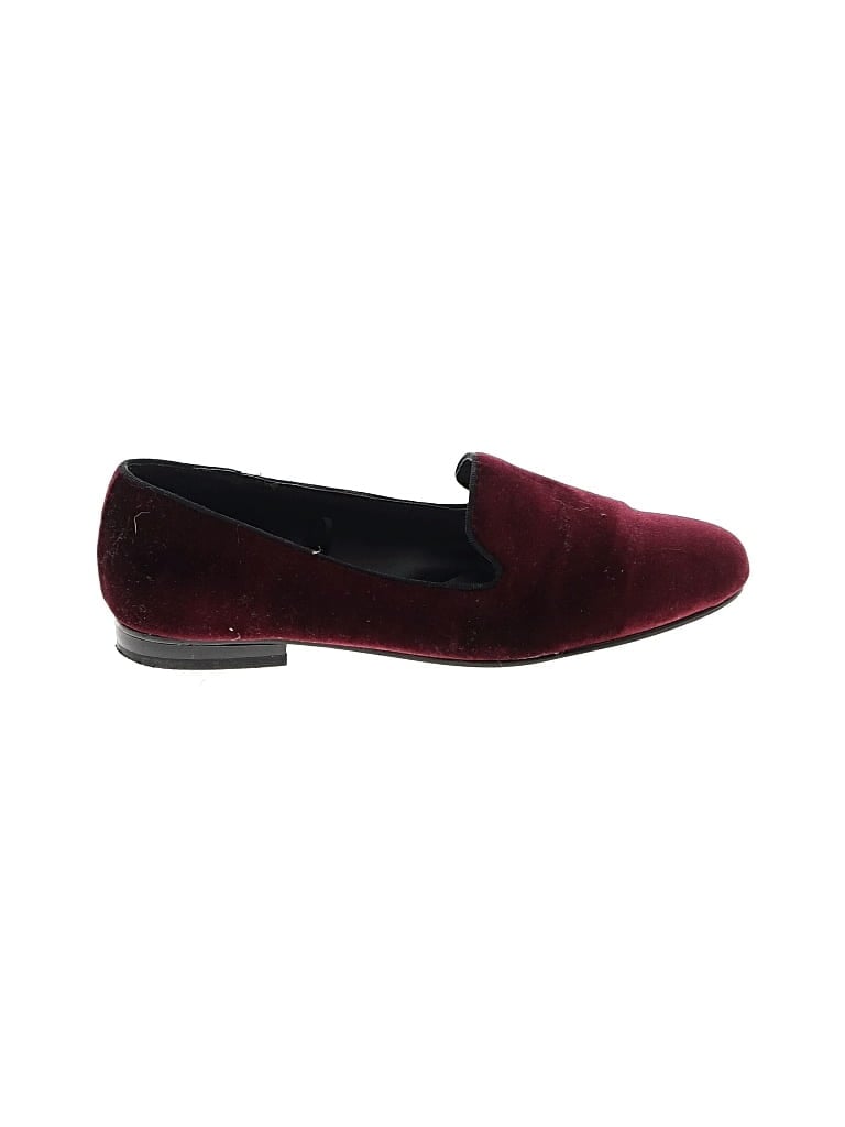 Pre-owned Ann Taylor Loft Outlet Flats In Burgundy
