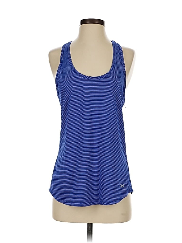 Pre-owned Under Armour Active Tank Top In Blue