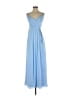 Celebrate DB Studio 100% Polyester Blue Cocktail Dress Size 0 - photo 1