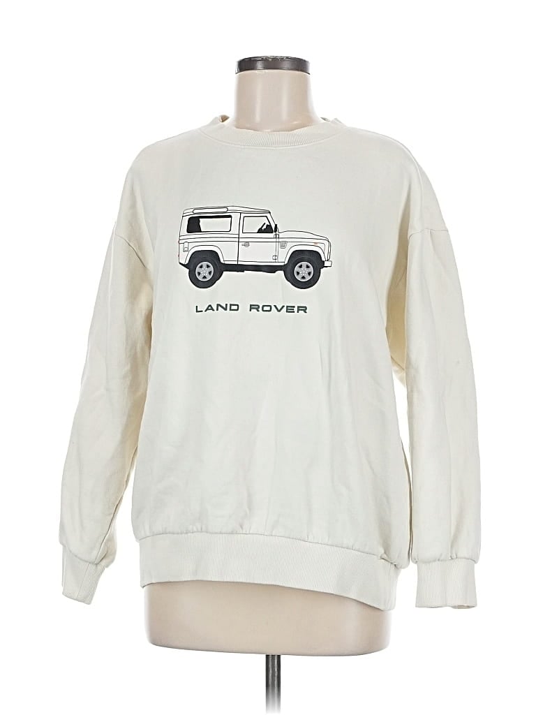 Pre-owned Pacsun Fleece Jacket In White