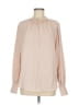 H&M 100% Polyester Pink Long Sleeve Blouse Size 6 - photo 1