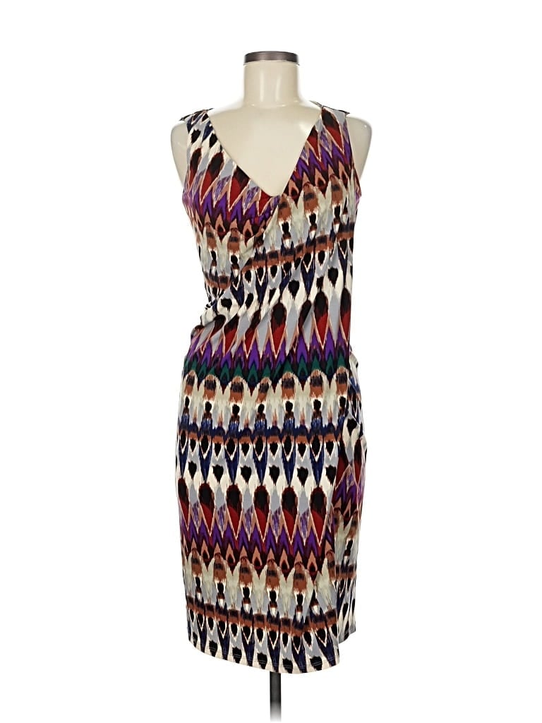 Pre-owned Badgley Mischka Cocktail Dress In Purple