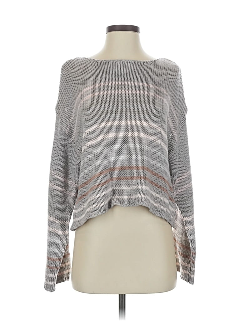 Pre-owned Lovestitch Pullover Sweater In Gray