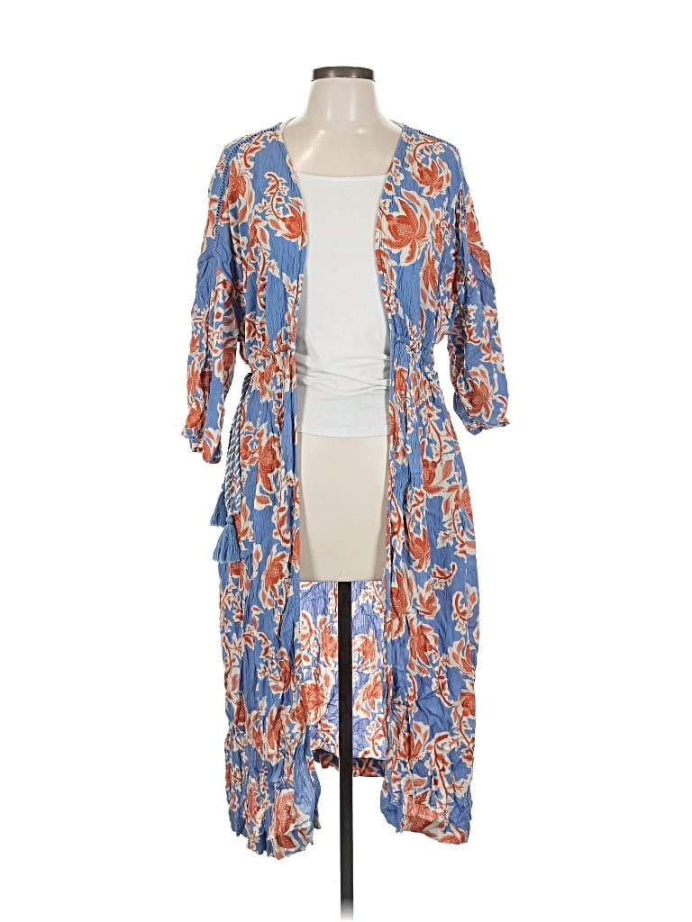 Pre-owned Jessica Simpson Cardigan Sweater In Blue