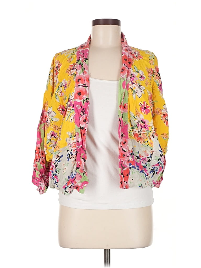 Pre-owned Akemi + Kin Kimono In Yellow