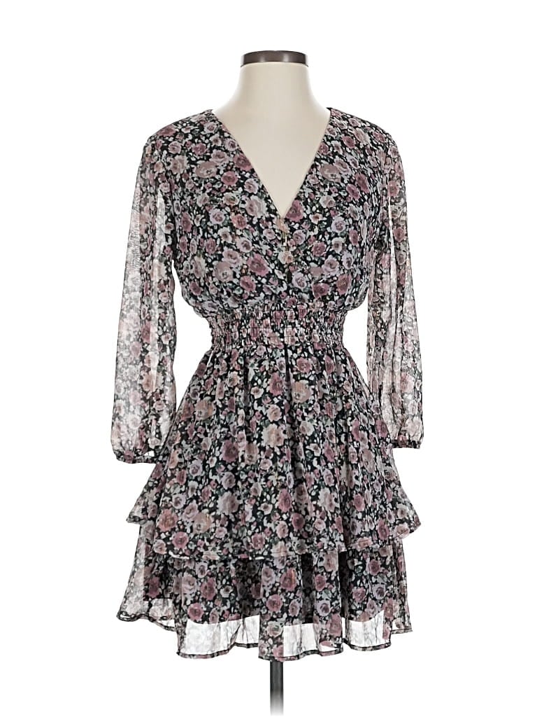 Pre-owned Mimi Chica Casual Dress In Black