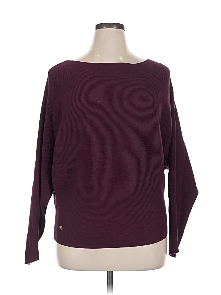 Pre-owned Polo Ralph Lauren 3/4 Sleeve T-shirt In Burgundy