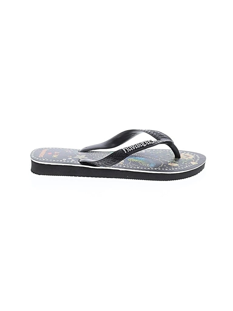 Pre-owned Havaianas Flip Flops In Black