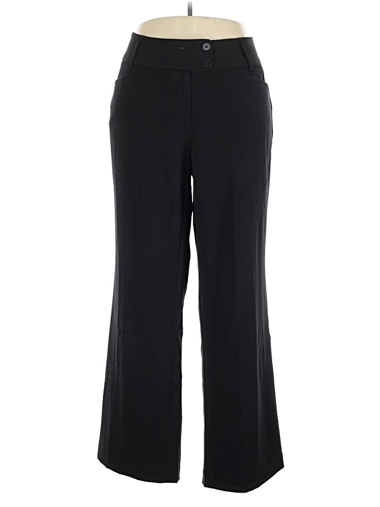 Pre-owned Rafaella Dress Pants In Black