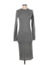 Cheap Monday Solid Gray Casual Dress Size XS - photo 1