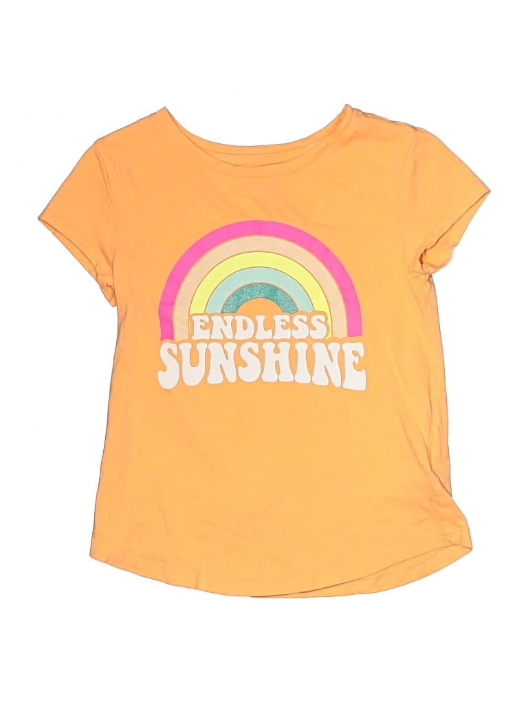 Pre-owned Gap Kids' Short Sleeve T-shirt In Yellow