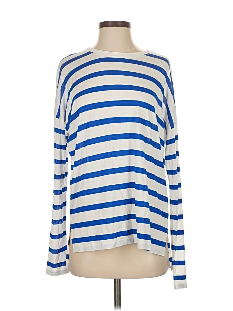 Pre-owned Vince Long Sleeve T-shirt In Blue