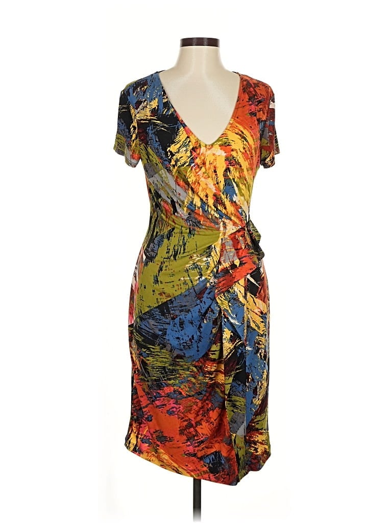 Pre-owned Bcbgmaxazria Cocktail Dress In Orange