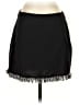 Zara Solid Black Casual Skirt Size S - photo 1