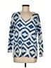 Pure Collection Tie-dye Blue Pullover Sweater Size 6 - photo 1
