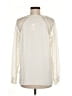 Ann Taylor LOFT 100% Polyester Ivory Long Sleeve Blouse Size M - photo 2