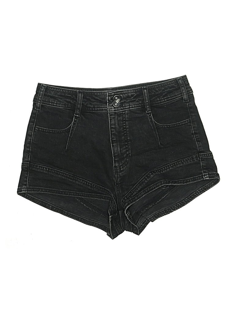 Pre-owned Pilcro Denim Shorts In Black