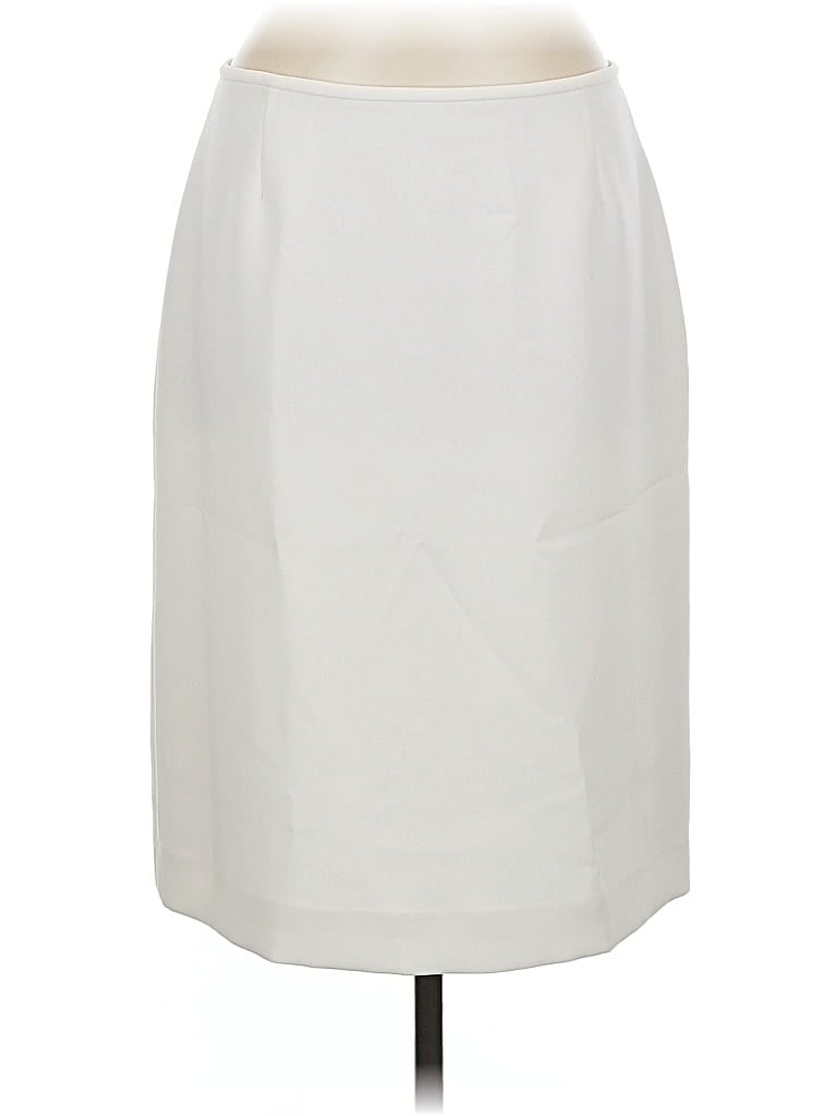 Pre-owned Preston & York Formal Skirt In White