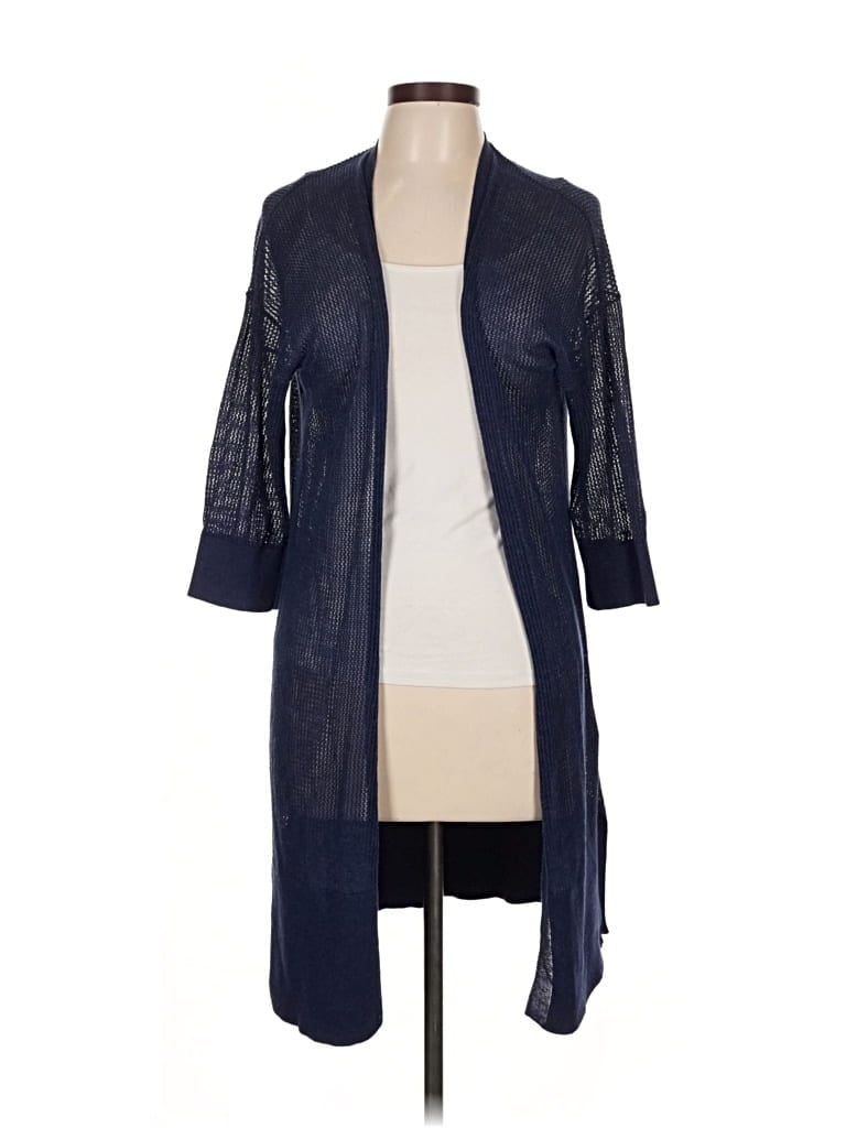 Pre-owned Gap Cardigan Sweater In Blue