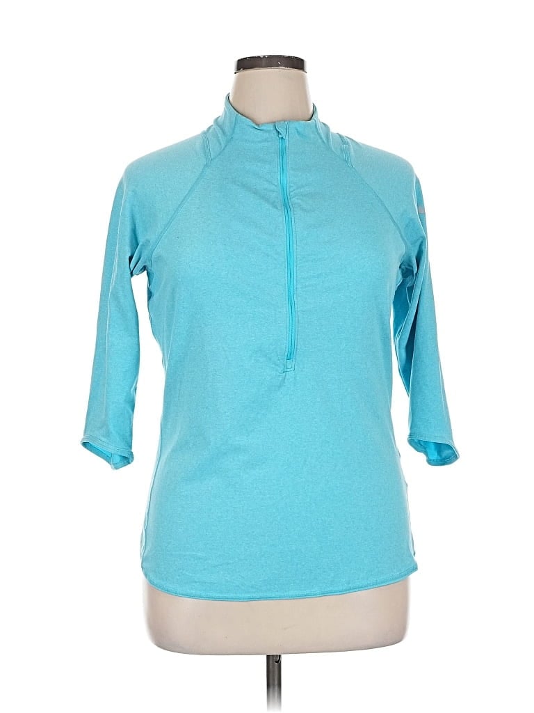 Pre-owned Nike 3/4 Sleeve T-shirt In Blue