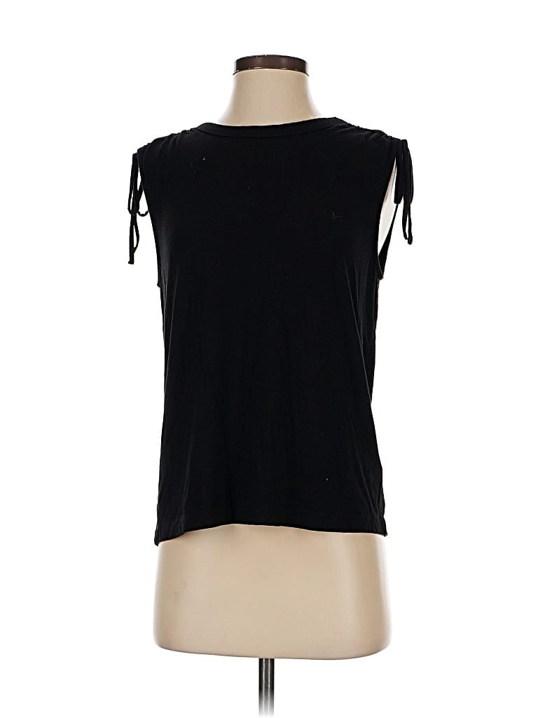 Pre-owned Evereve Sleeveless T-shirt In Black