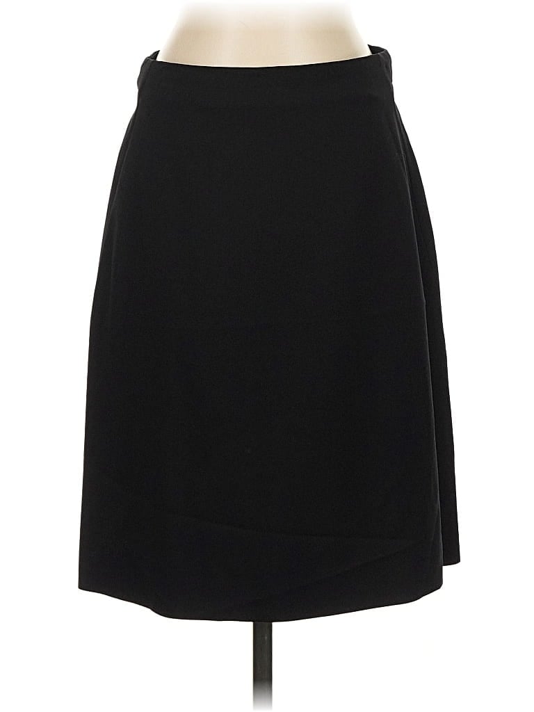 Pre-owned Brooks Brothers Wool Skirt In Black