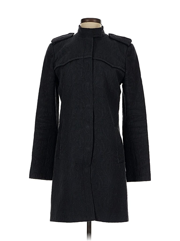 Pre-owned Club Monaco Coat In Black