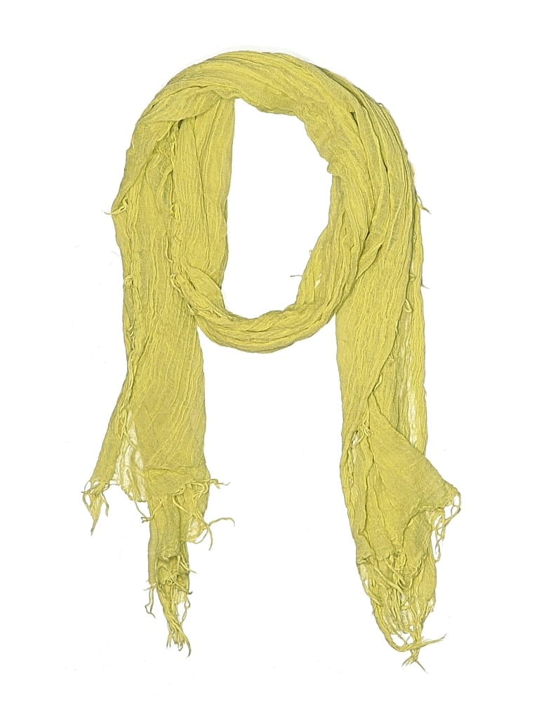 Pre-owned Unbranded Scarf In Yellow