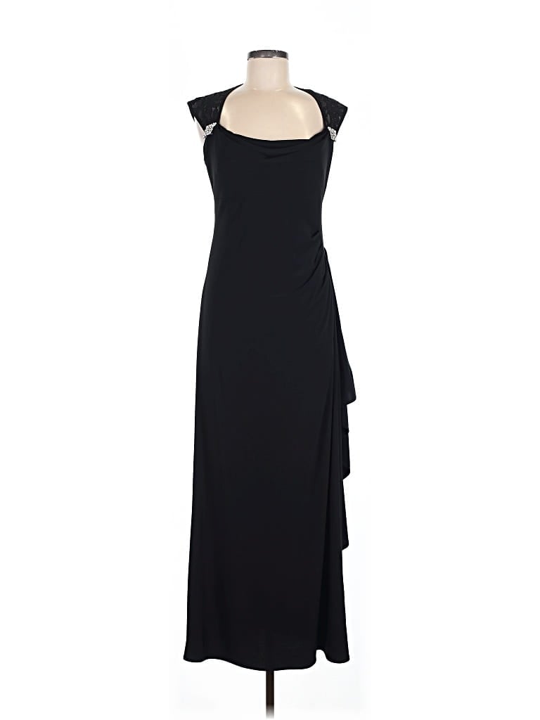 Pre-owned R & M Richards Cocktail Dress In Black