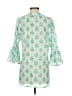 Madison Green 3/4 Sleeve Button-Down Shirt Size XS - photo 2